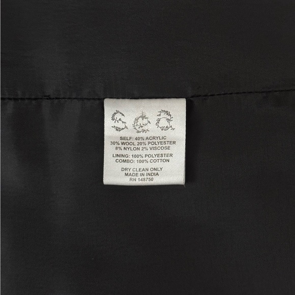 NWT SEA New York Midi Lace-Trimmed Lucas Herringbone Suiting Skirt - Picture 8 of 8